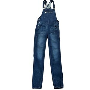 Women Blue Denim Overalls